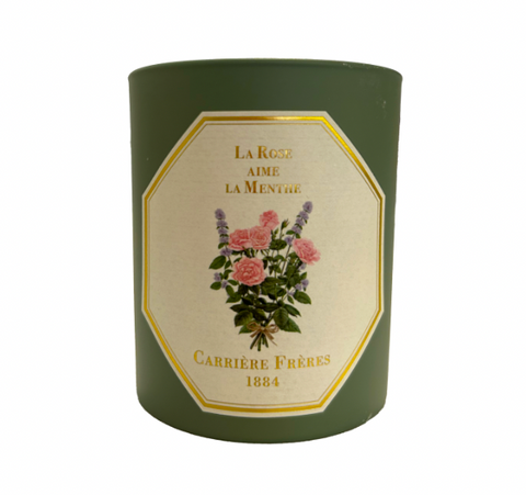 Carrière Frères La Rose Aime La Menthe (Rose Mint) Candle