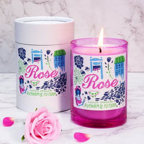 Rose Candle