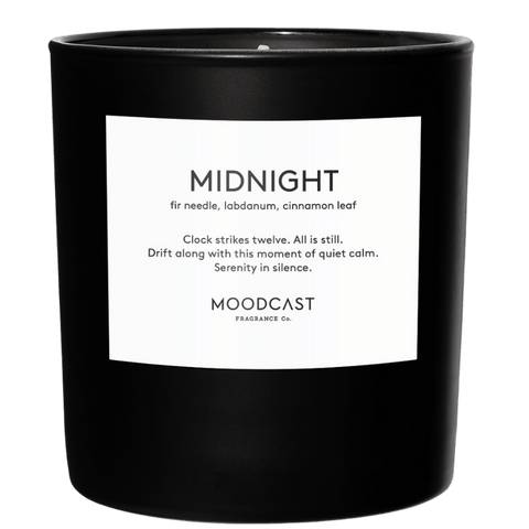 Moodcast Midnight Candle